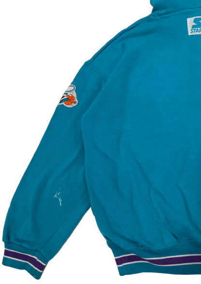 90's Starter Hornets NBA Hoodie Sweat-Shirt / 3312