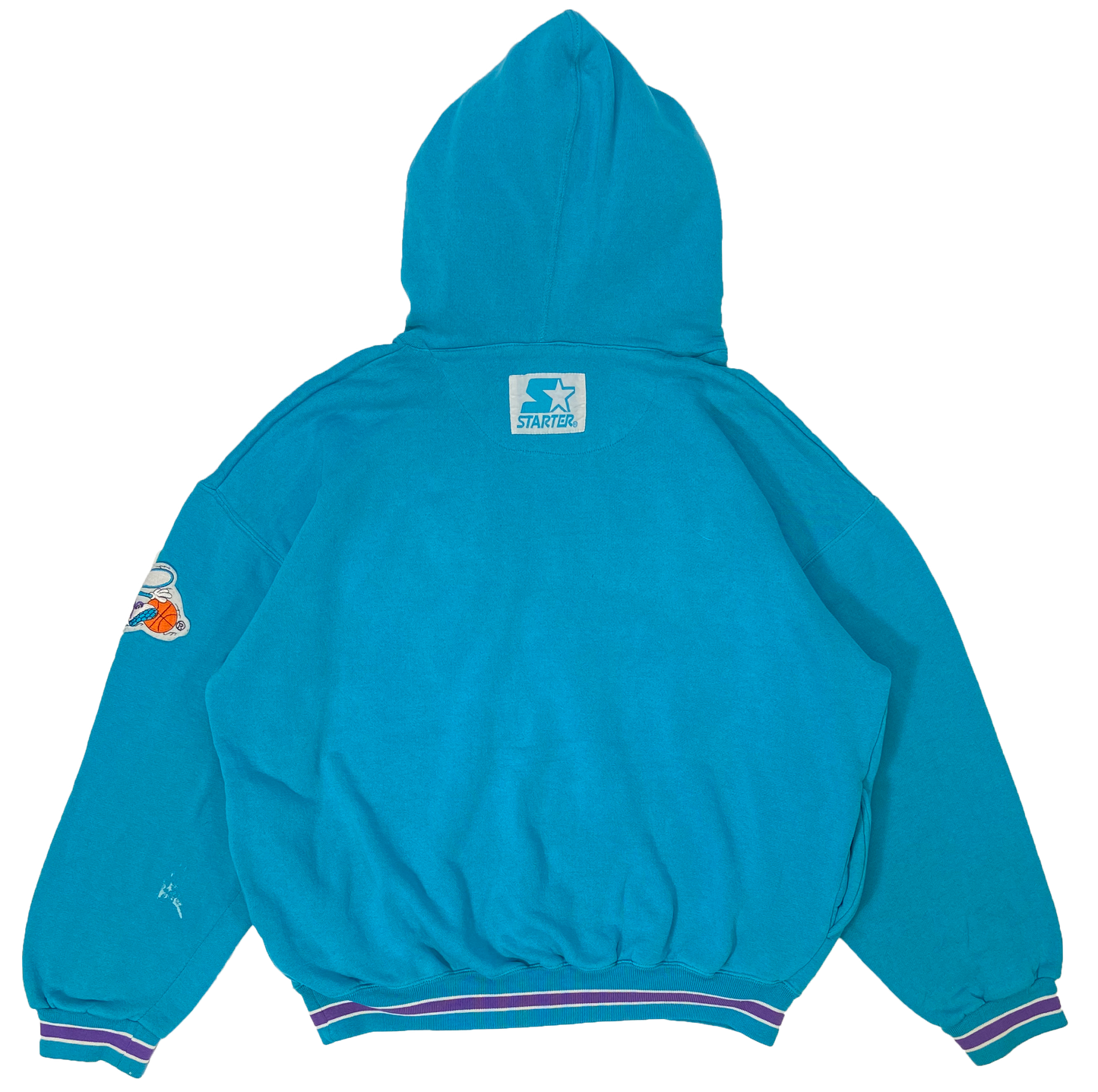 90's Starter Hornets NBA Hoodie Sweat-Shirt / 3312