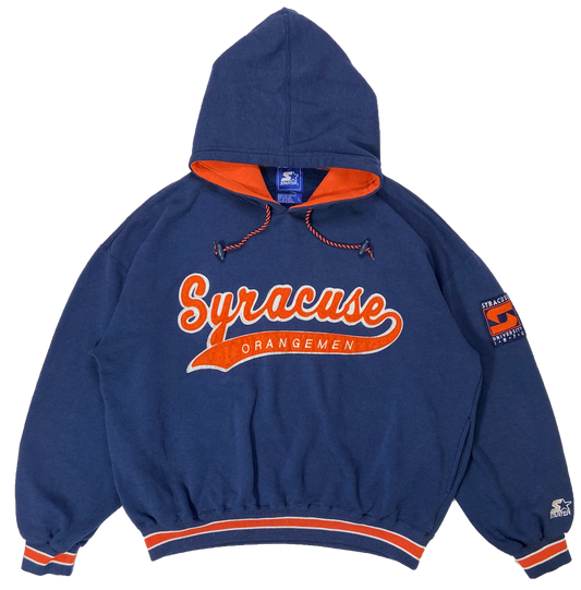 90's Starter Syracuse Orangemen Hoodie Sweat-Shirt / 3318