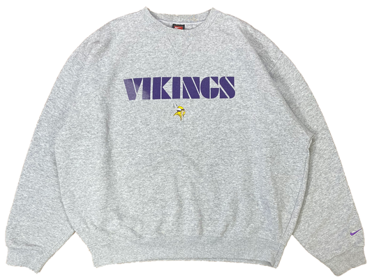 90's Nike x Minnesota Vikings NFL Vintage Sweat-Shirt / 3320