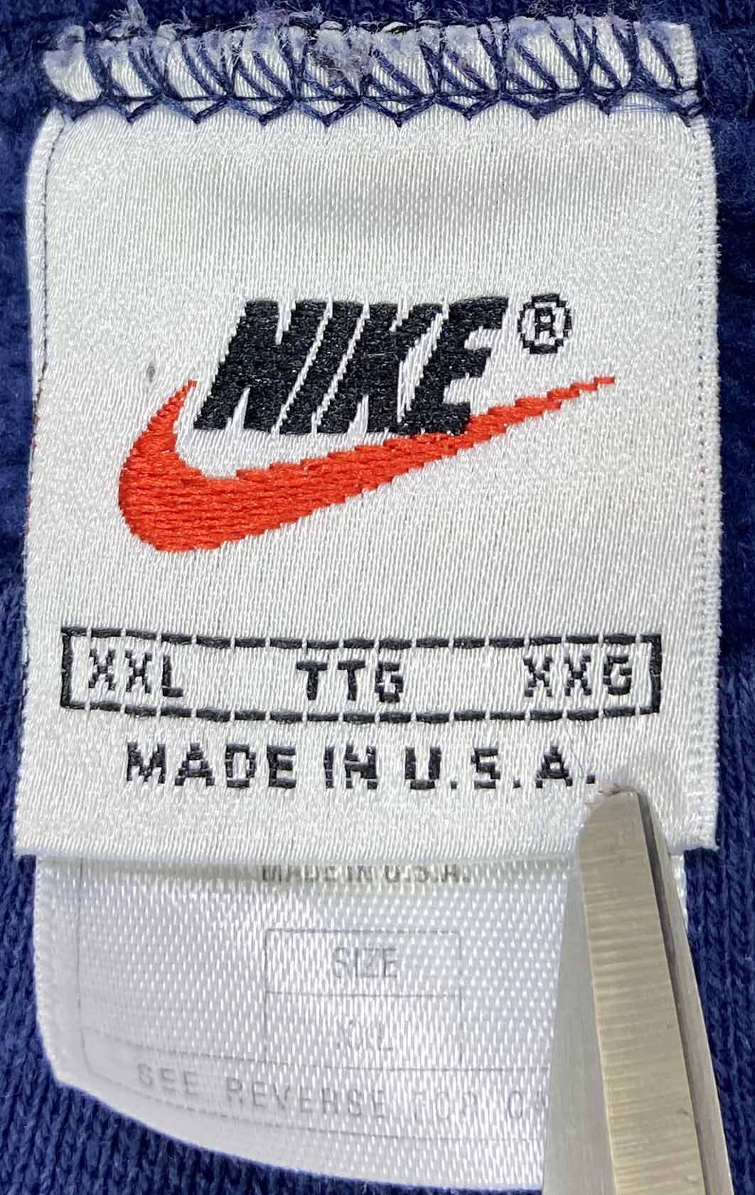 90's Nike x Chicago Bears NFL Made in USA Vintage Sweat-Shirt / 3322