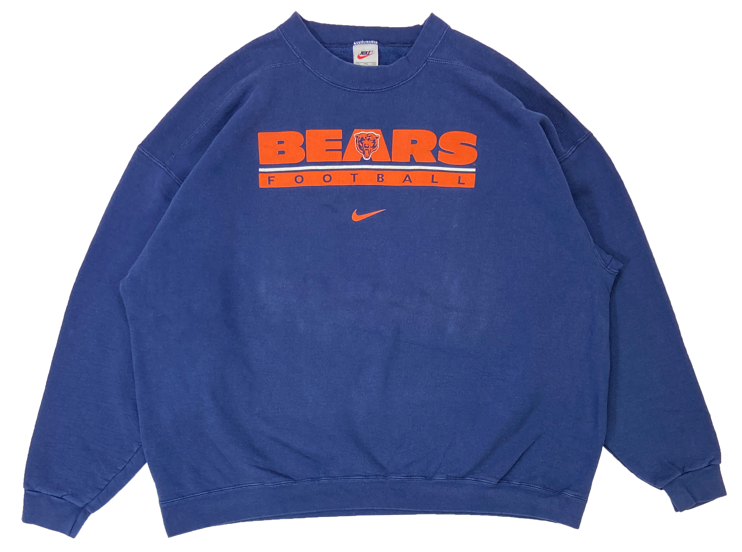 90's Nike x Chicago Bears NFL Made in USA Vintage Sweat-Shirt / 3322