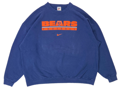 90's Nike x Chicago Bears NFL Made in USA Vintage Sweat-Shirt / 3322