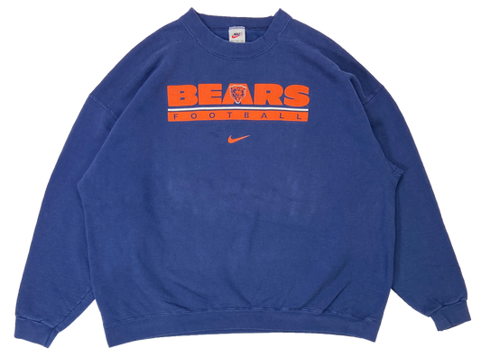90's Nike x Chicago Bears NFL Made in USA Vintage Sweat-Shirt / 3322