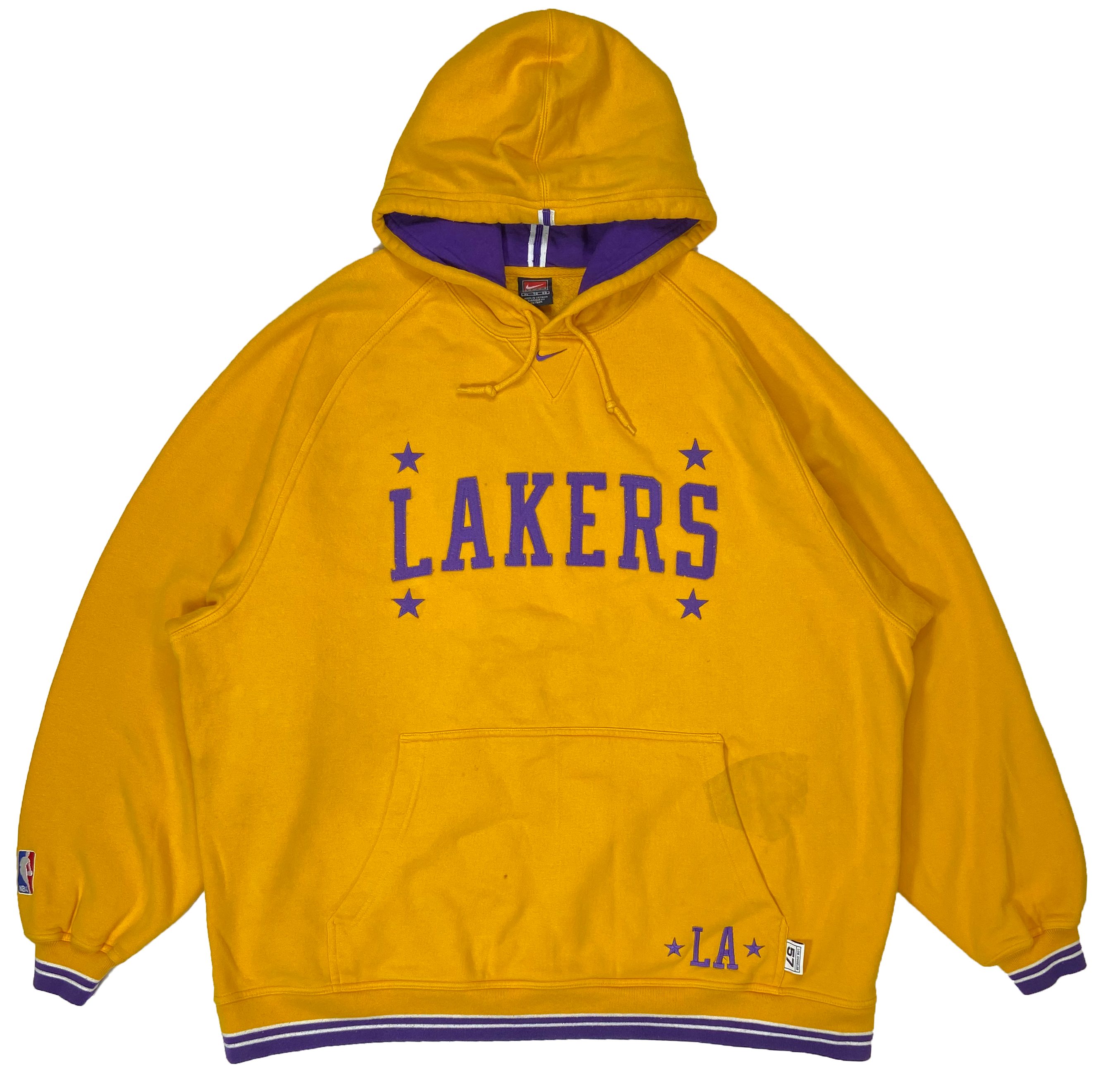 Vintage NBA Los Angeles Lakers Sweatshirt Size Large Made in USA 1990s