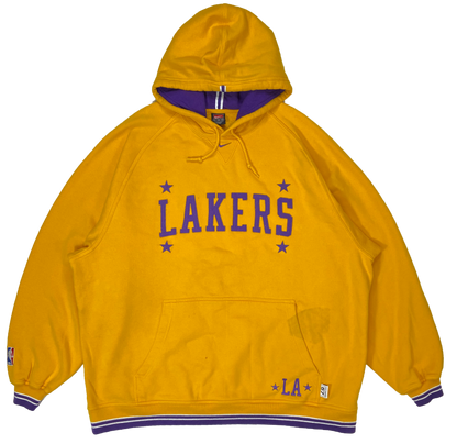 90's Los Angeles Lakers NBA Hoodie Sweat-Shirt / 3345