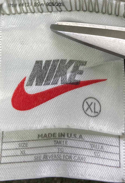 90's Nike Center Logo Made in USA Vintage Hoodie Sweat-Shirt / 3360