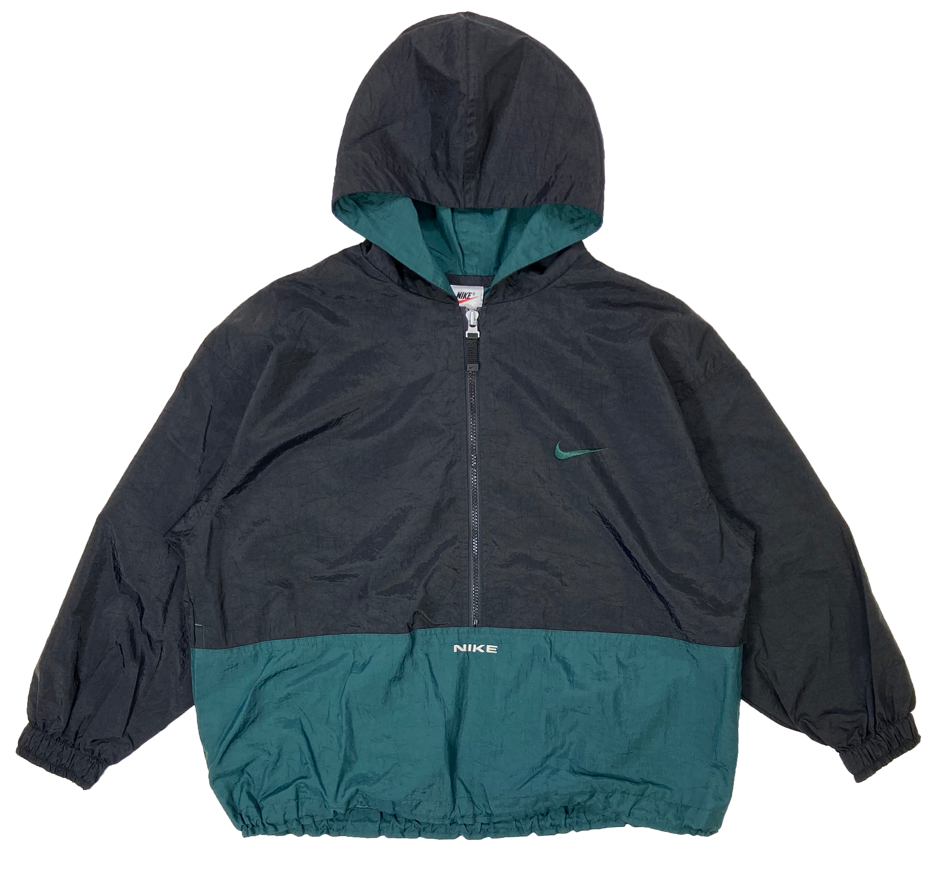 90's Nike Vintage Boys Half-Zip Nylon Jacket / 3374 – FISHTALE VINTAGE