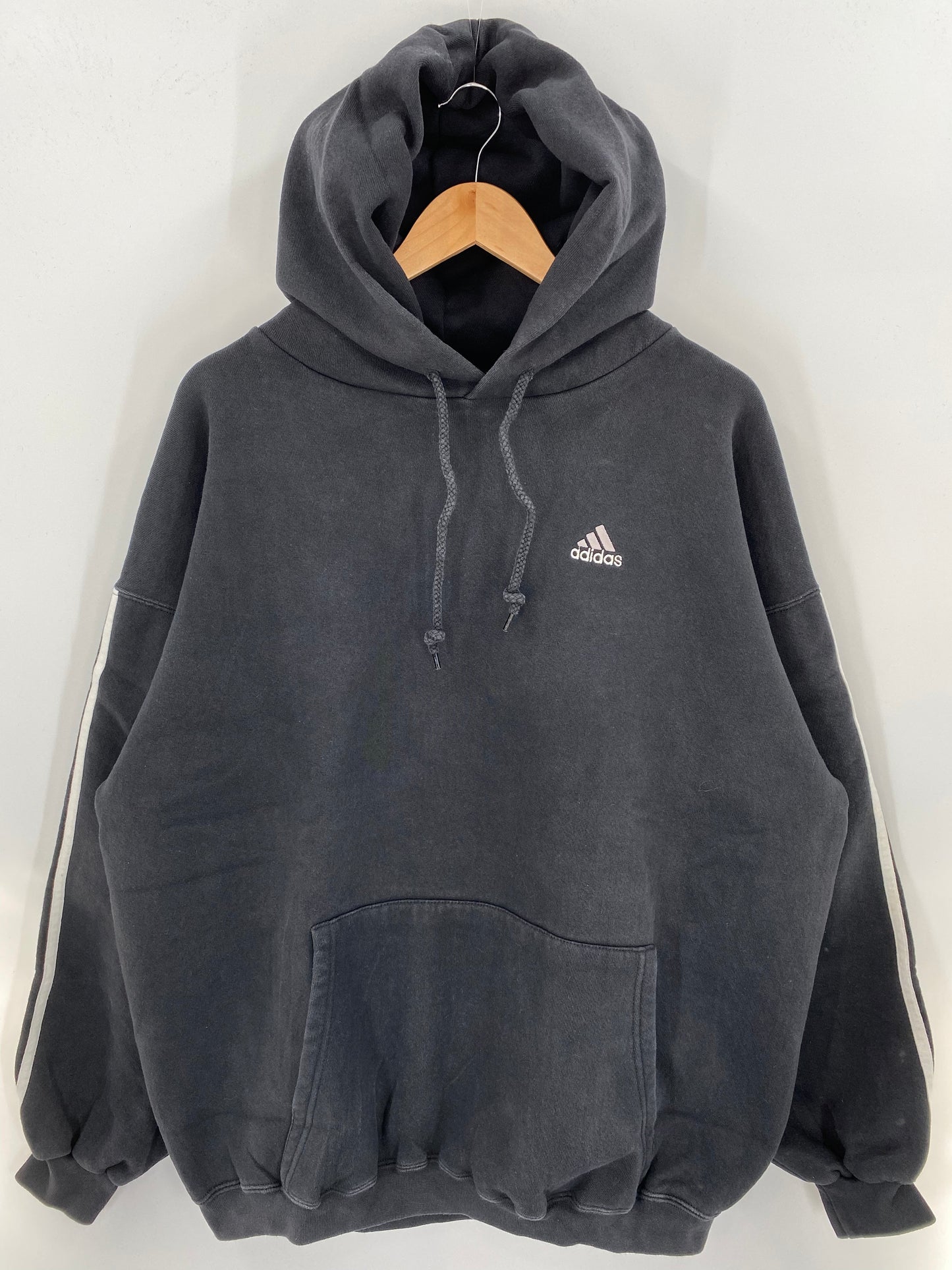 90’s ADIDAS Made in USA Size XL Vintage Hoodie Sweat-Shirt / A4975