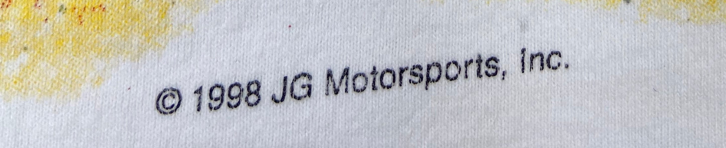 1998' Jeff Gordon HASE Du Pont Made in USA Vintage Racing T-Shirt / 3386