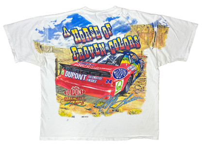 1998' Jeff Gordon HASE Du Pont Made in USA Vintage Racing T-Shirt / 3386