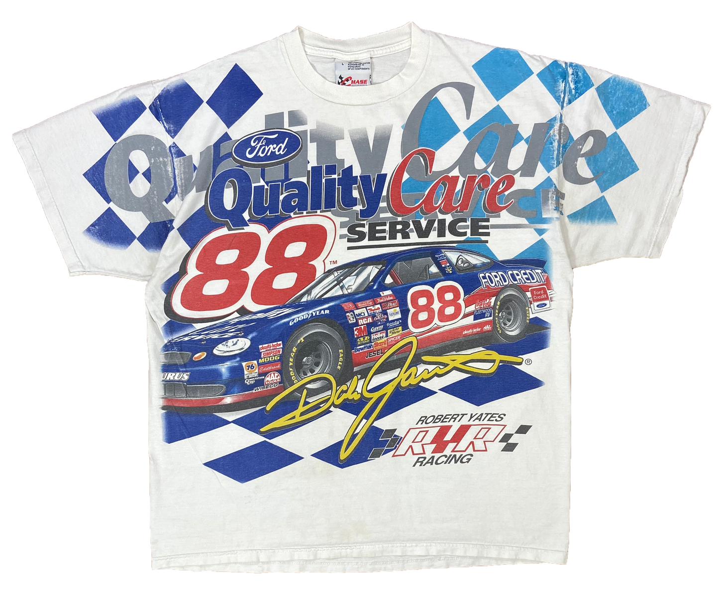 Vintage Dale Jarret NASCAR Racing T-Shirt / 3387