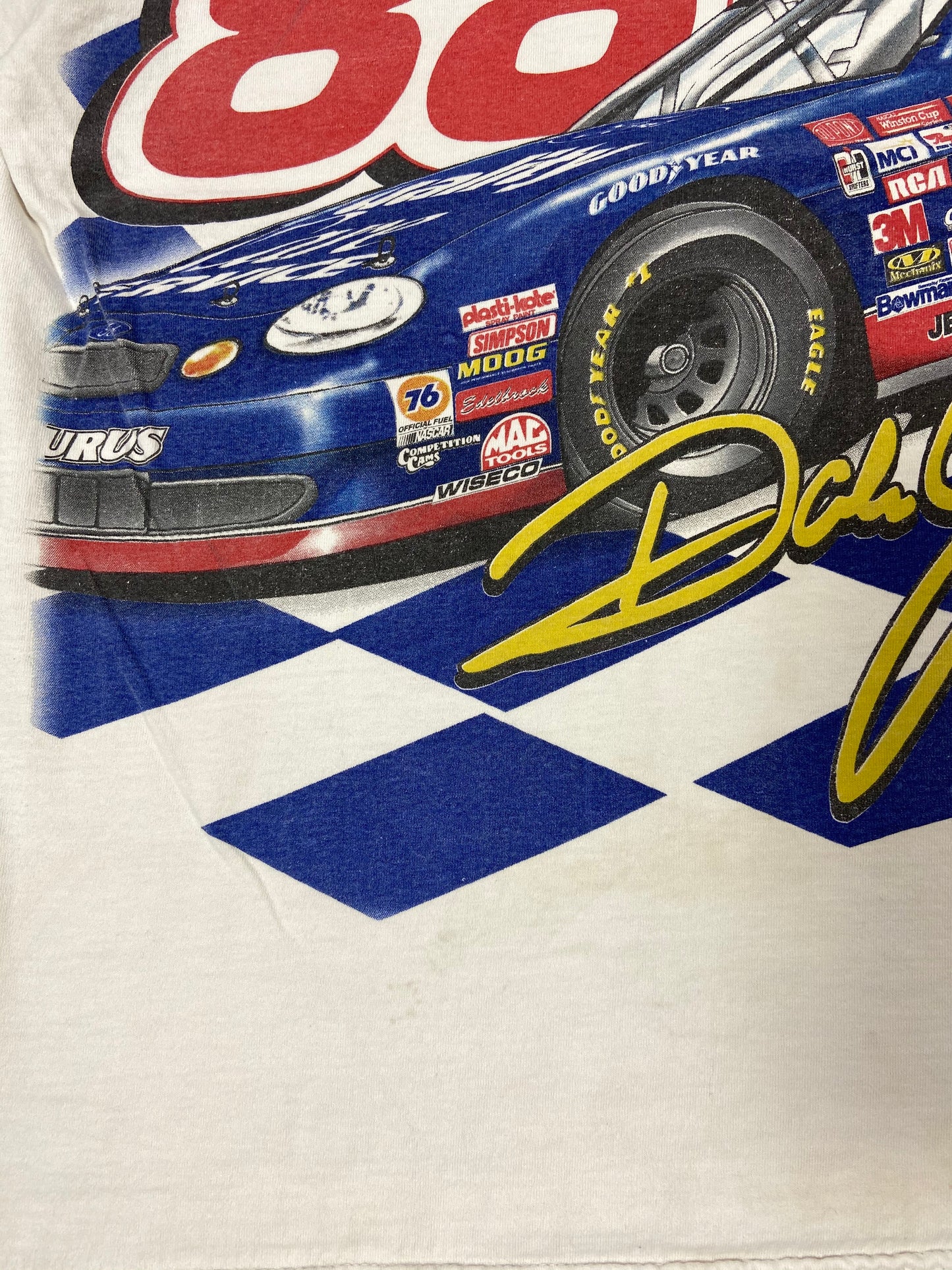 Vintage Dale Jarret NASCAR Racing T-Shirt / 3387