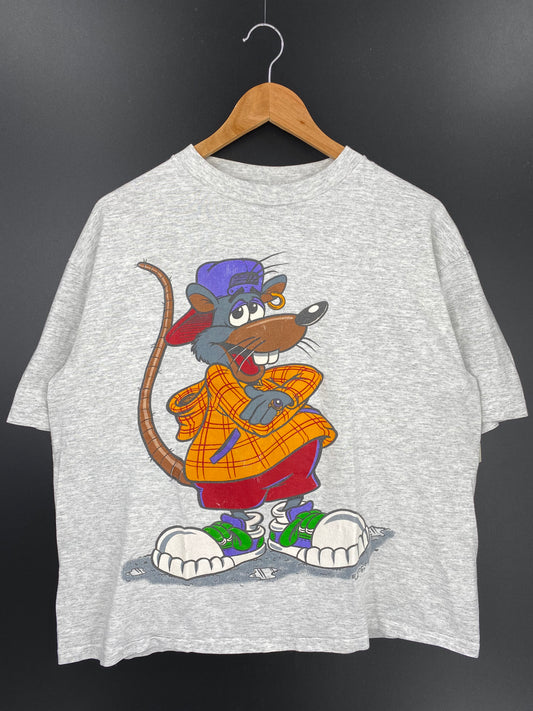 90's BUGLE BOY Made in USA Size L Vintage T-Shirt / k494