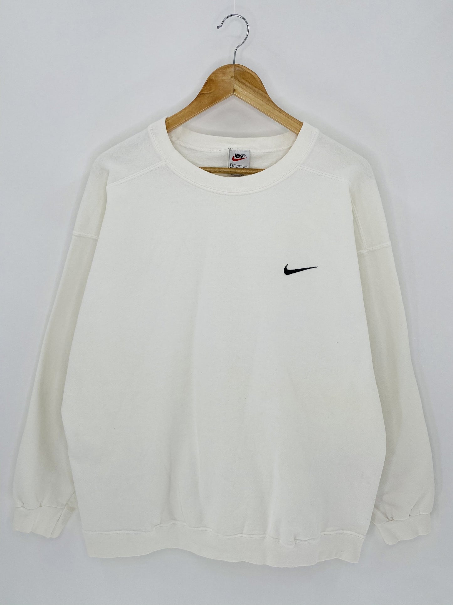 90’s NIKE MINI SWOOSH Size XL Vintage Sweat - Shirts / k5105