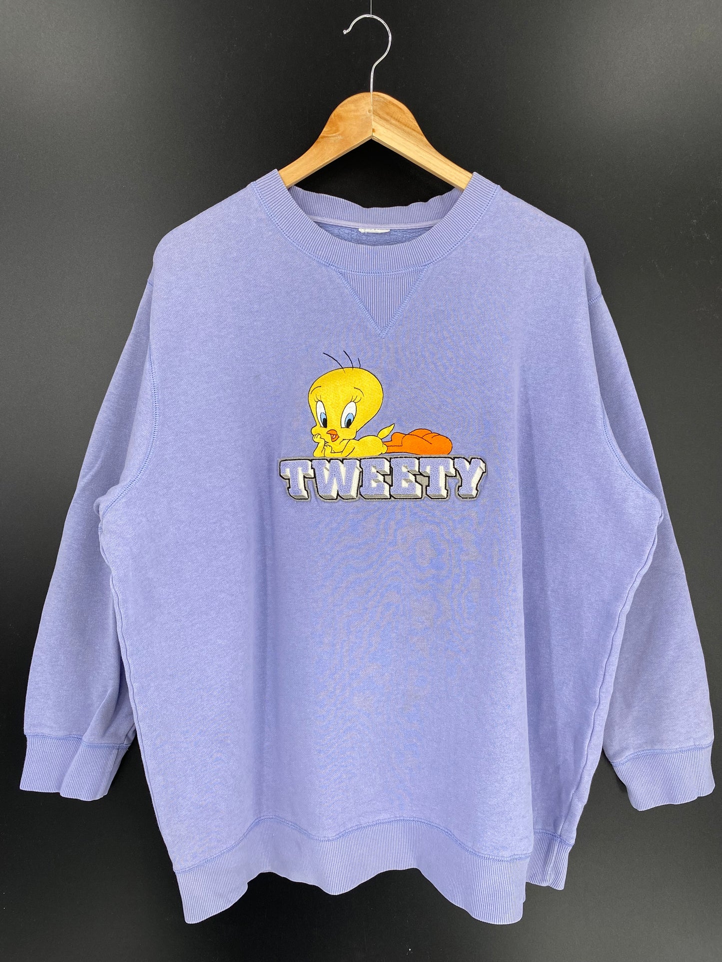 90’  LOONEY TUNES x TWEETY Size No tag ( Approx. L-XL) Vintage Sweat -Shirts / k83