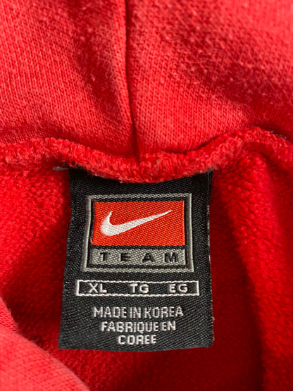 00' NIKE NEBRASKA Size XL Vintage Hoodie Sweat-Shirt / K3735