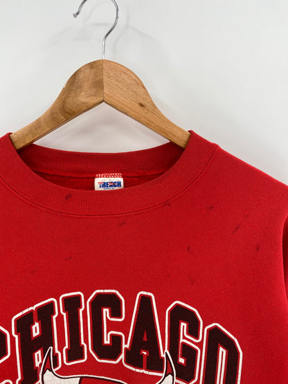 1990 CHICAGO BULLS Made in USA Size L Vintage NBA Sweat-shirt / 9055