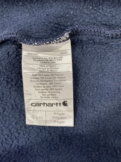 Vintage CARHARTT Size M Zip-up Hoodie Sweat-Shirt  / k5428