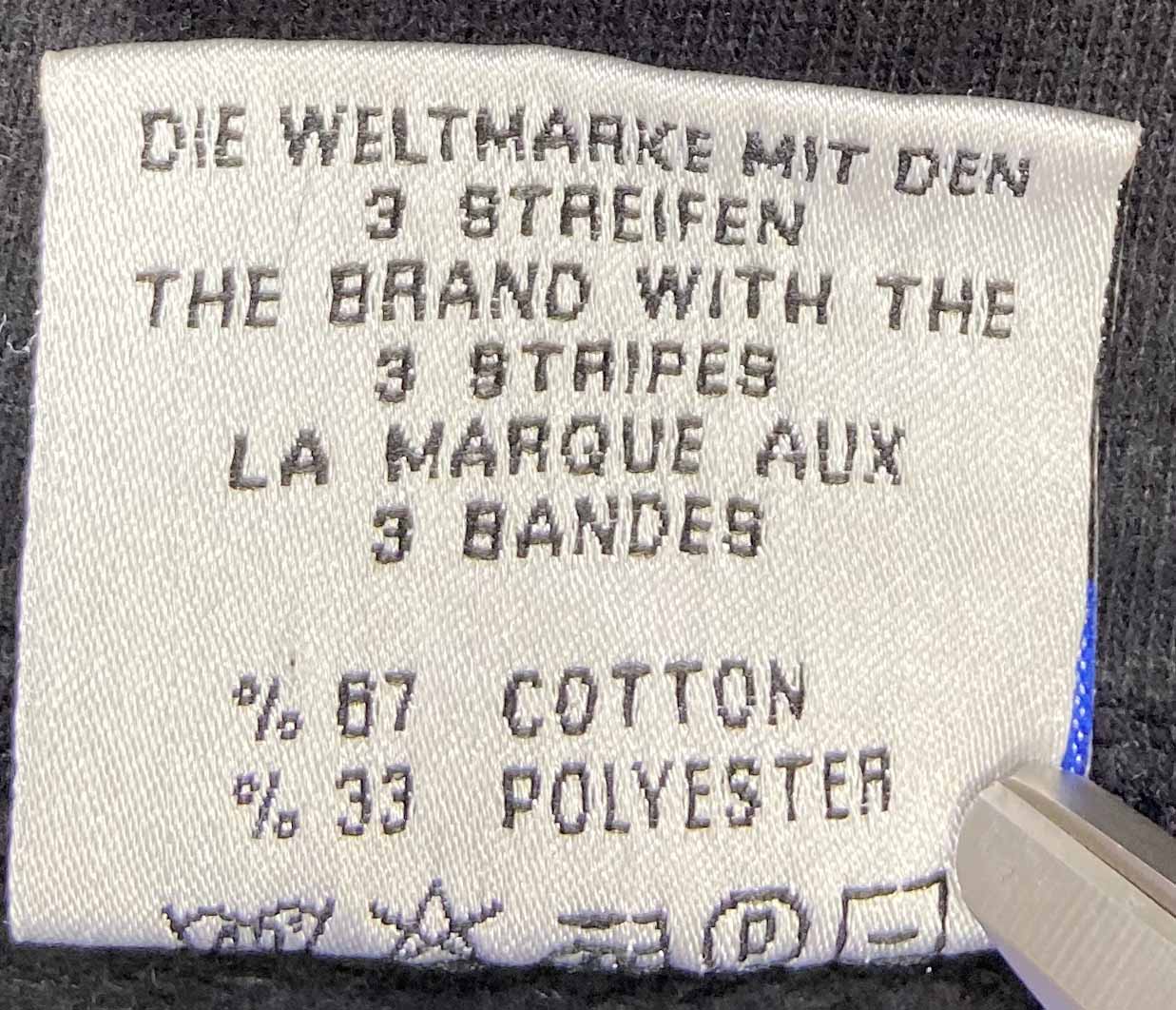 90's Adidas Vintage Hoodie Sweat-Shirt / 3413