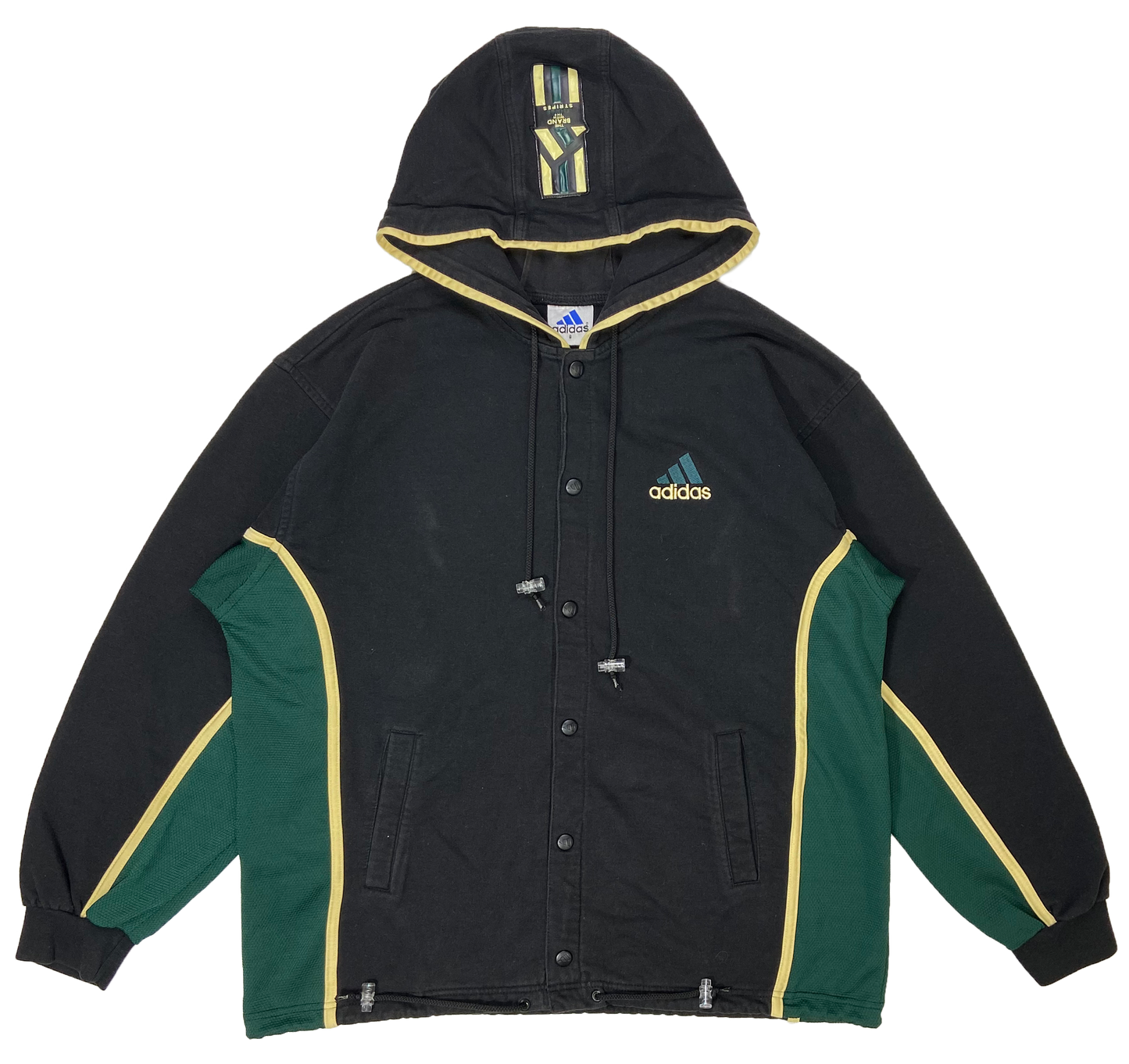 90's Adidas Vintage Hoodie Sweat-Shirt / 3413