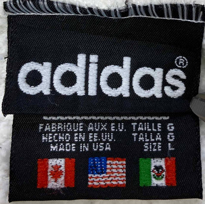 90's ADIDAS Made in USA Size L Vintage Hoodie Sweat-Shirt / E1603S