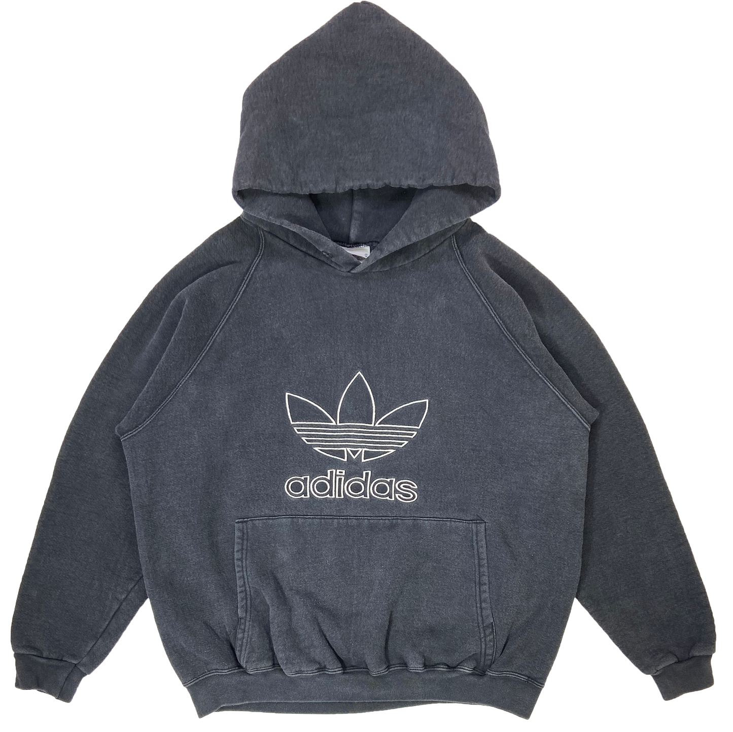 90's Adidas Made in USA Vintage Hoodie Sweat-Shirt / 3416
