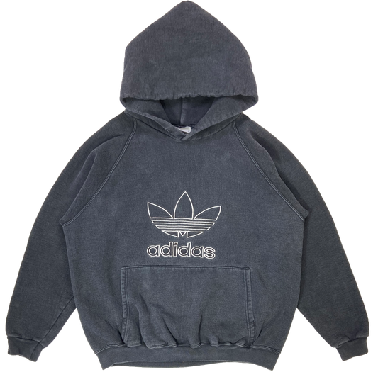 90's Adidas Made in USA Vintage Hoodie Sweat-Shirt / 3416