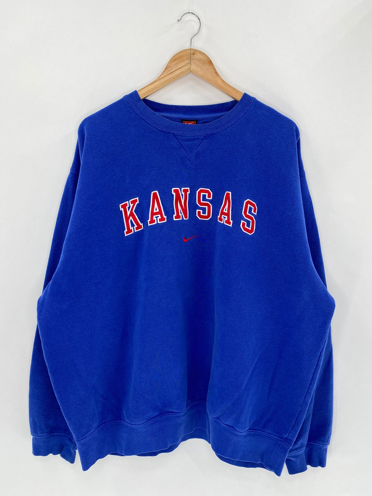 90’s NIKE KANSAS Size XL Vintage Sweat-Shirt / 5523