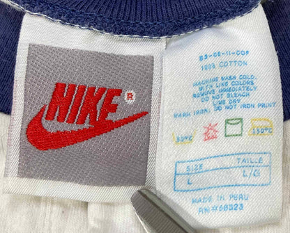90's NIKE Size L Silver Tag Vintage Baseball T-Shirts / k208