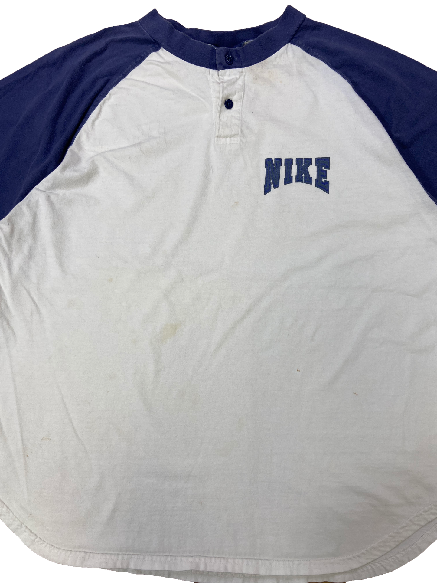 90's NIKE Size L Silver Tag Vintage Baseball T-Shirts / k208