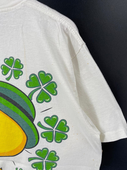 1997 LOONEY TUNES TWEETY ST. PATRICK'S Made in USA Size XL Vintage T-Shirt / E4058T
