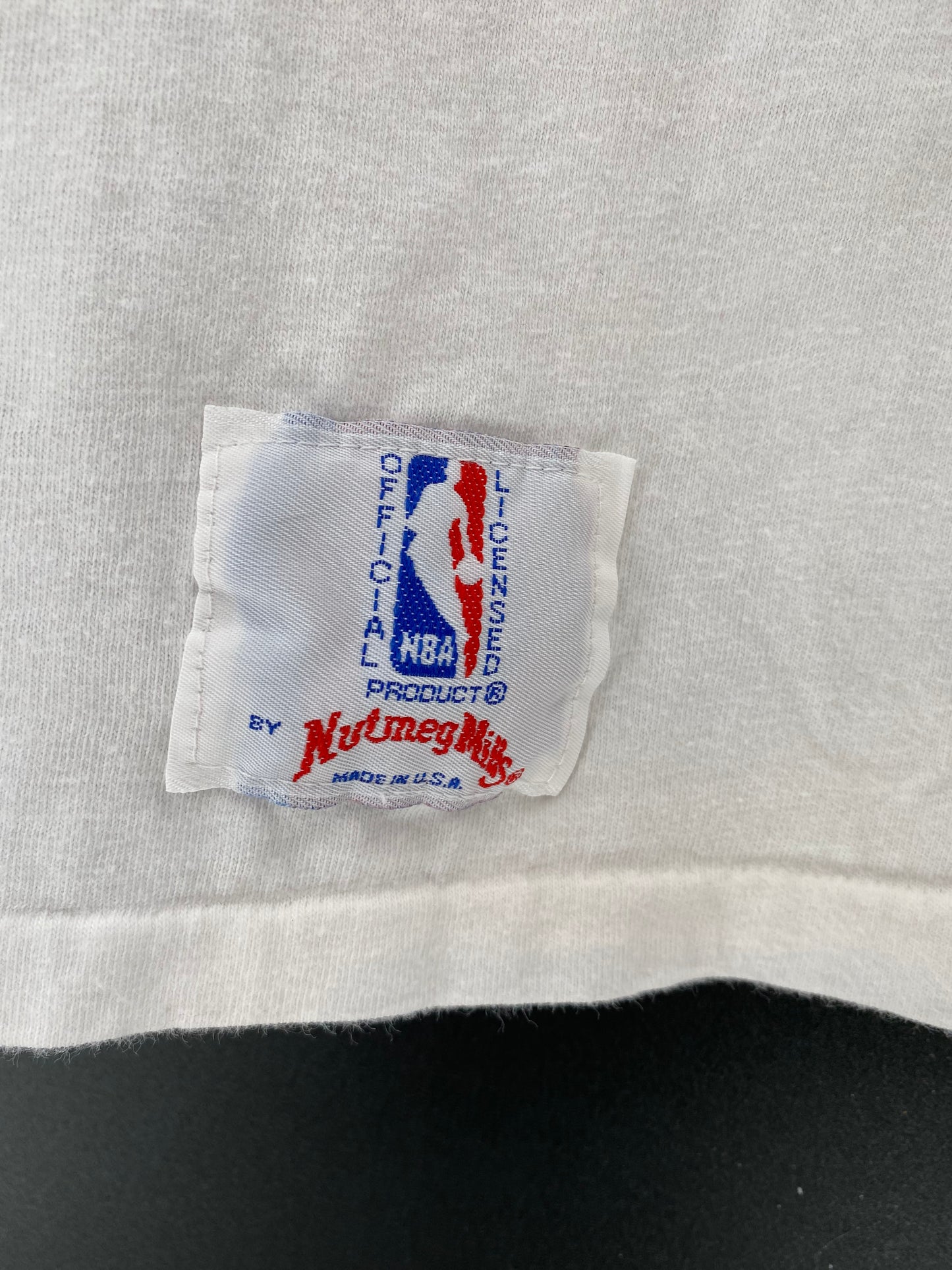 1989 CHICAGO BULLS Made in USA Size XL Vintage NBA T-shirt / 9383