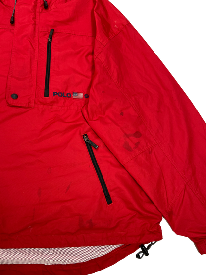90's POLO SPORTS RALPH LAUREN Size XL Vintage Half-Zip Jacket / k468