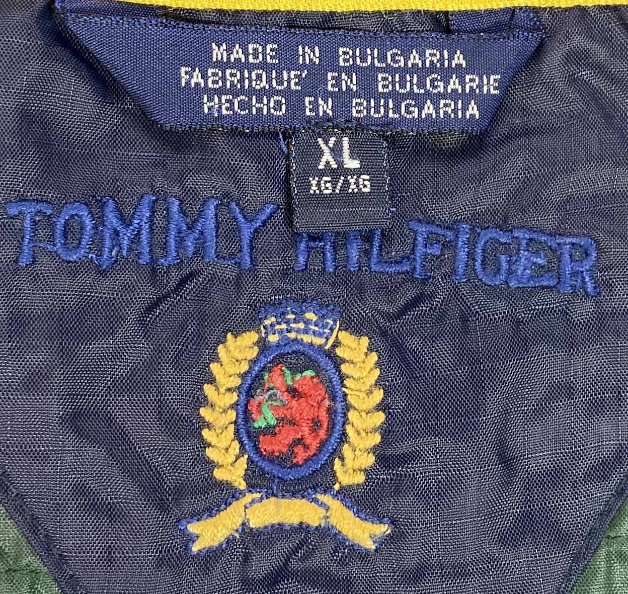 90's TOMMY HILFIGER Size XL Vintage Nylon Jacket / k471