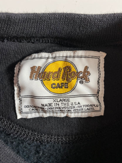 90's Hard Rock Cafe Las Vegas Made in USA Size XL Vintage Sweat-Shirt / 7959