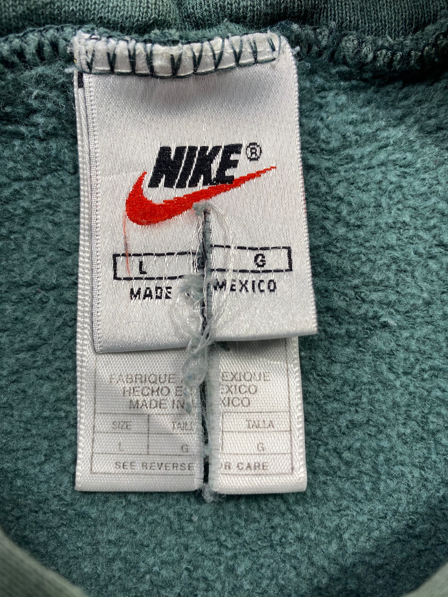 90’s NIKE MIni Swoosh Size L Vintage Hoodie Sweat - Shirts / 5858