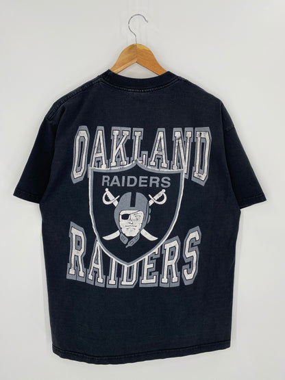 90's Raiders Size XL Vintage NFL T-shirt / 7742