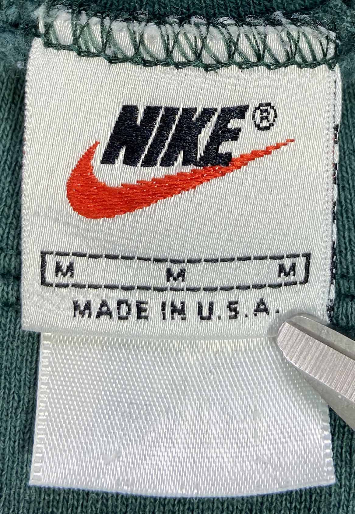90's Nike Center Big Swoosh Made in USA Vintage Sweat-Shirt / 3504
