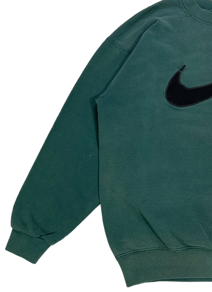 90's Nike Center Big Swoosh Made in USA Vintage Sweat-Shirt / 3504