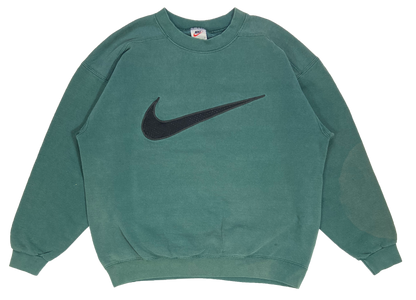90's Nike Center Big Swoosh Made in USA Vintage Sweat-Shirt / 3504