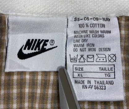 90's NIKE Size XL  Vintage Half-Zip Sweat-Shirt / k211