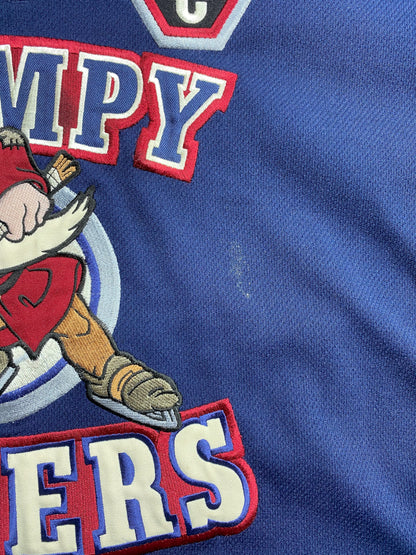 00’ DISNEY GRUMPY MINERS Size L Vintage Hockey Game-shirt / 6850