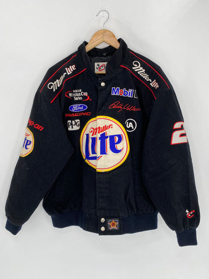 Vintage Miller Lite Size XL Racing Jacket / 5468