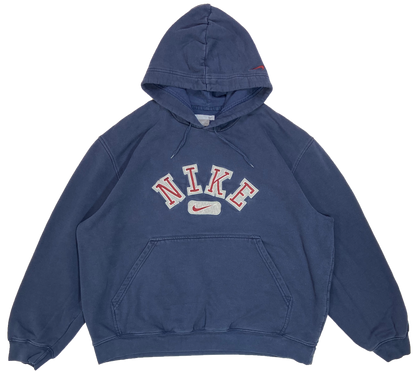 00' Nike Center Logo Vintage Hoodie Sweat-Shirt / 3568
