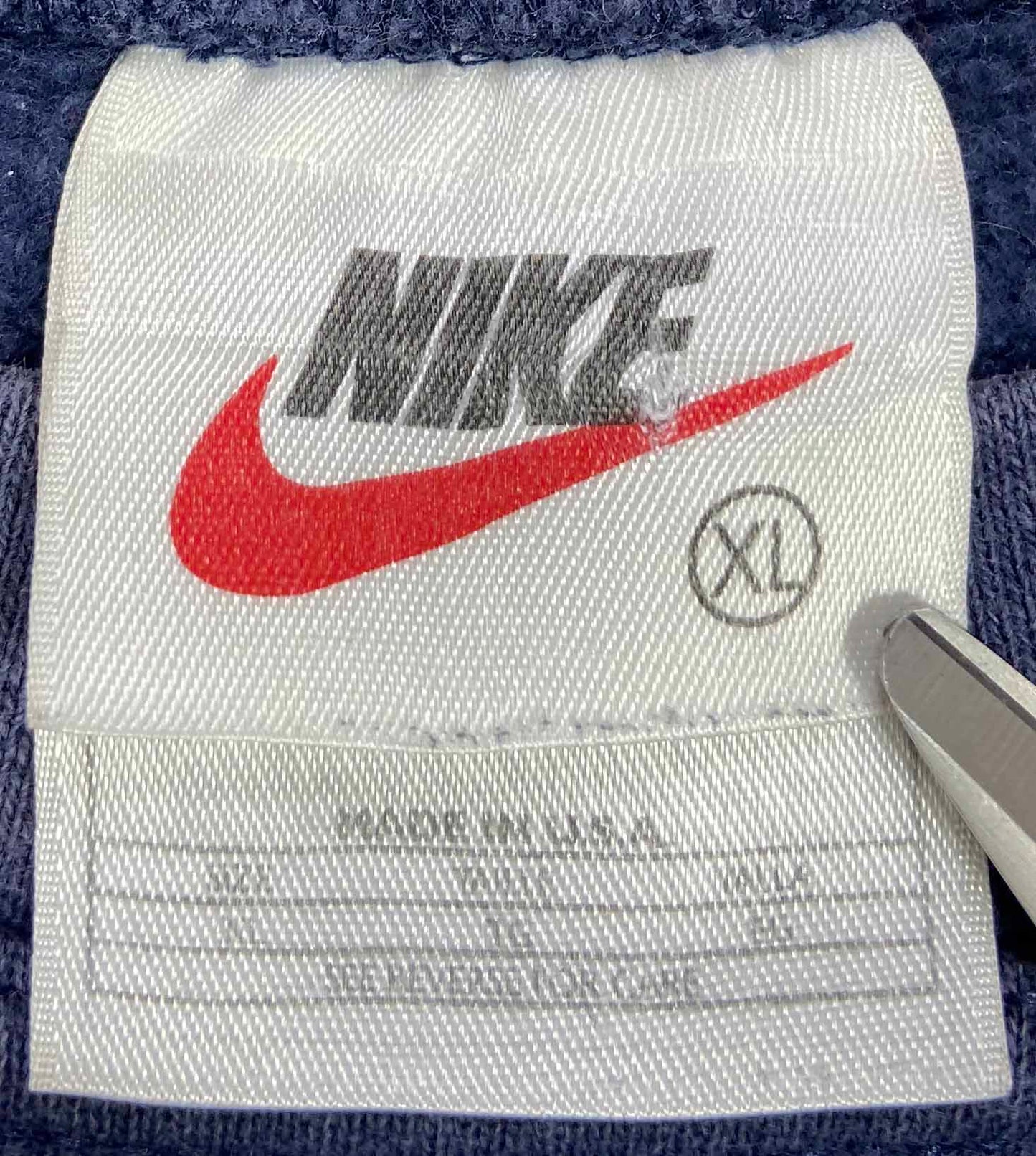 90's Nike Center Logo Made in USA Vintage Sweat-Shirt / 3571