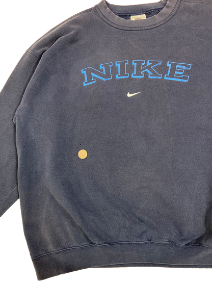 90's Nike Center Logo Made in USA Vintage Sweat-Shirt / 3571