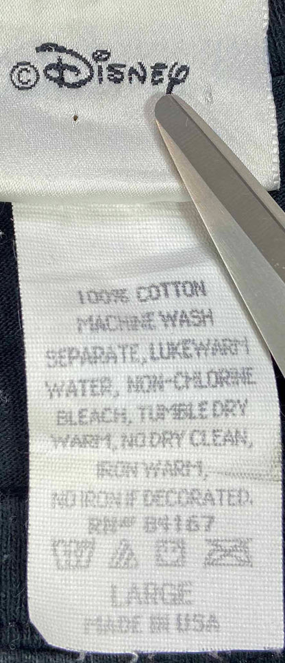 1998 WALT DISNEY WORLD MICKEY Made in USA Vintage T-Shirts / E809