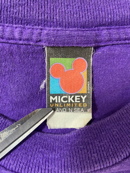 .90’s DISNEY MICKEY Size Approx.XL Vintage T-Shirt / E940