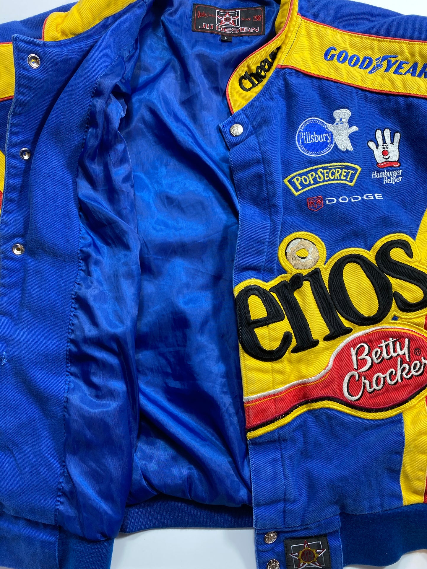 Vintage NASCAR Cheerios Size L Racing Jacket  / 7020